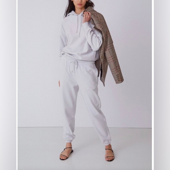 NWT Thakoon Brushed Sweatpants Jogger in Stone Grey Size XS
